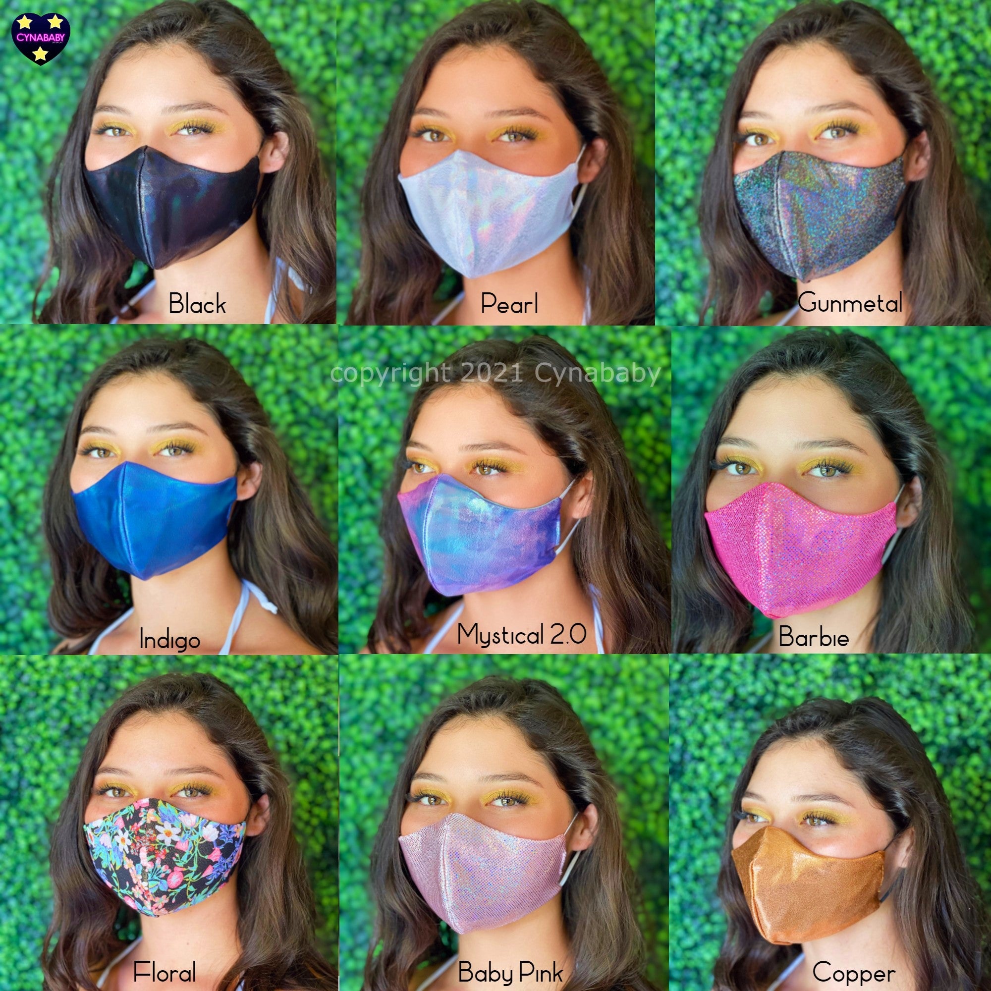 Gardenia Embellished Face Mask – CaeliNYC
